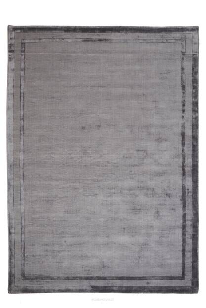 Dywan Carpet Decor Handmade Collection Frame Steel Grey