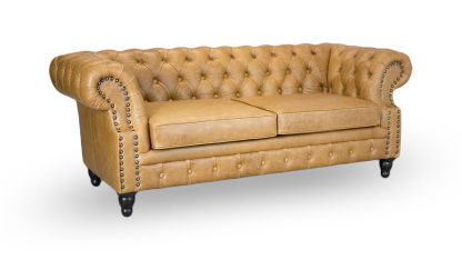 Sofa trzyosobowa pikowana Chesterfield Harper EsteliaStyle